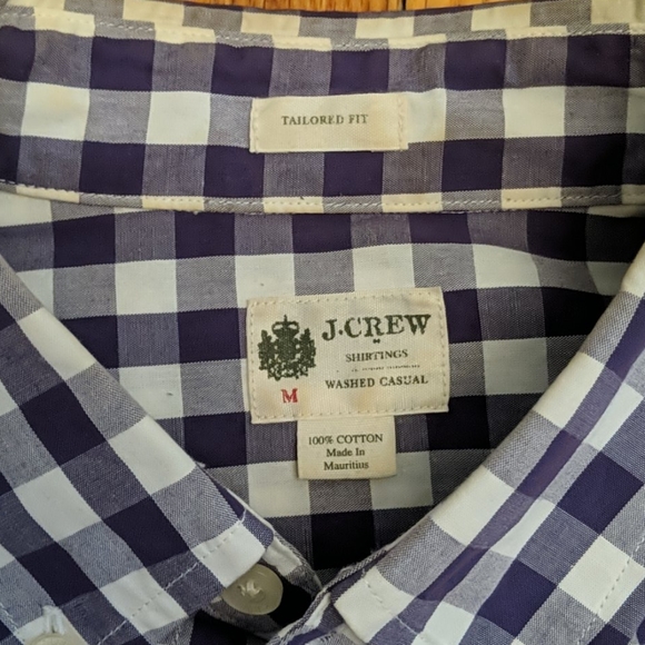 J. Crew Checkered Button Down Shirt - Picture 3 of 5